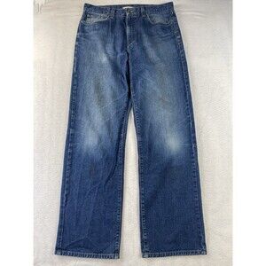 LL Bean Men’s Size 34x34 Natural Fit Blue Denim Jeans